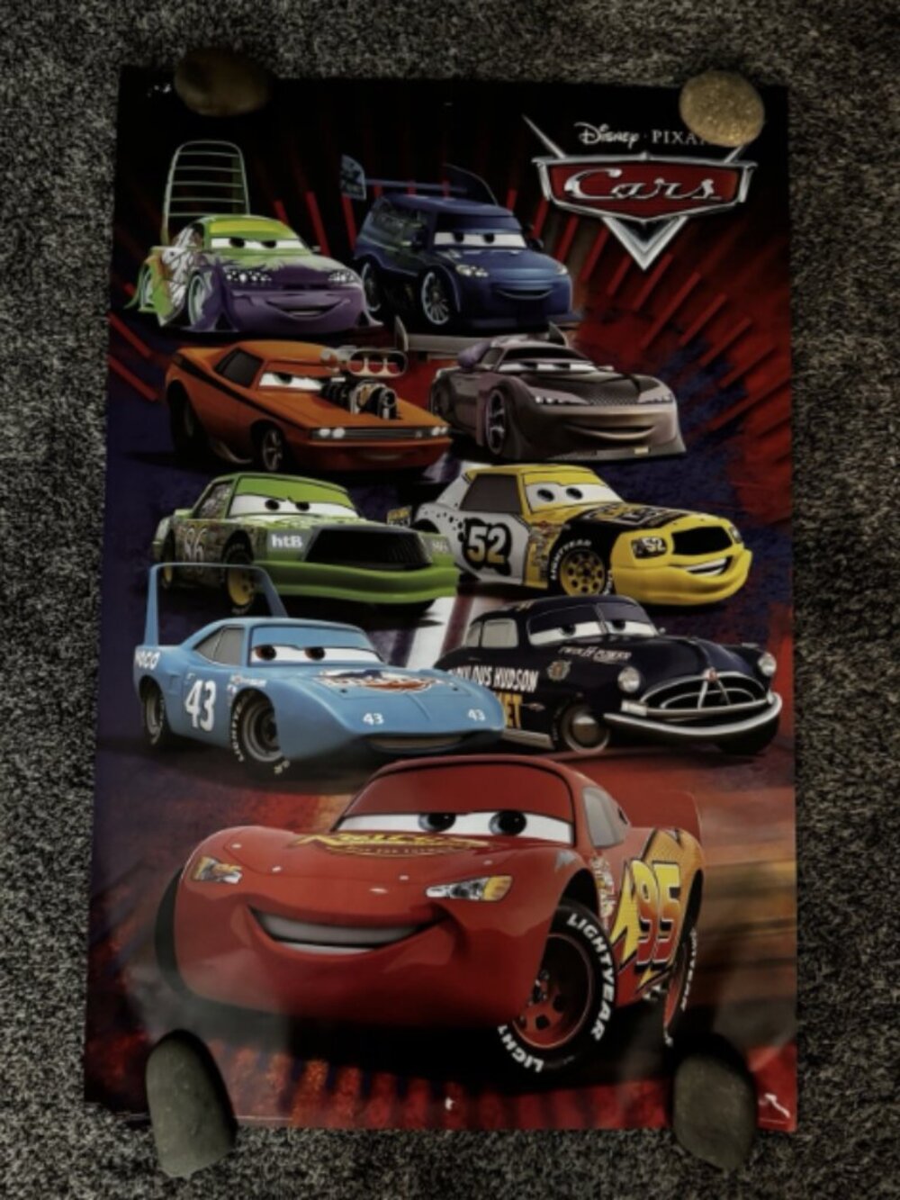 Disney Pixar Cars 34x22.5 Movie Poster